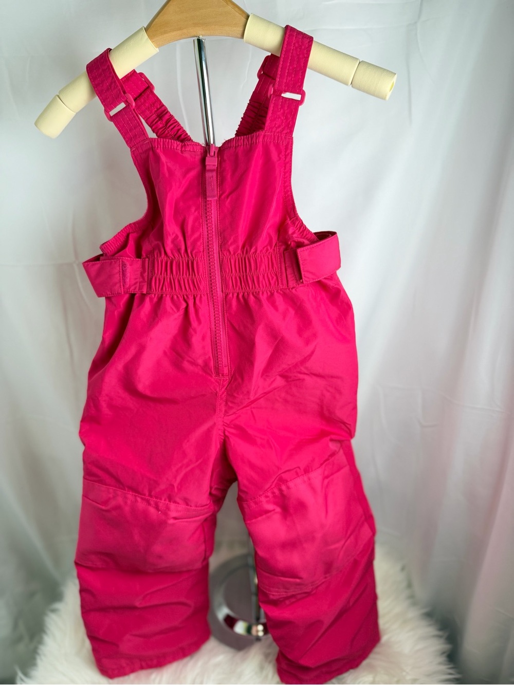 Girls' Pink Snow Bib Pants - 2T